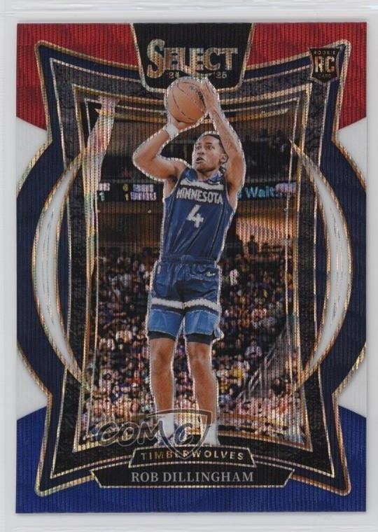 2024-25 Panini Select Concourse Tri-Color Prizm Rob Dillingham #84 0jn9