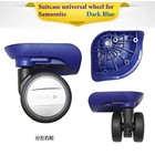 Luggage universal wheel suitable for Samsonite BP9 silent wheel, orange gray