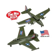 VictoryBuy Toys Prop Plane and Fighter Jet - Olive Green New