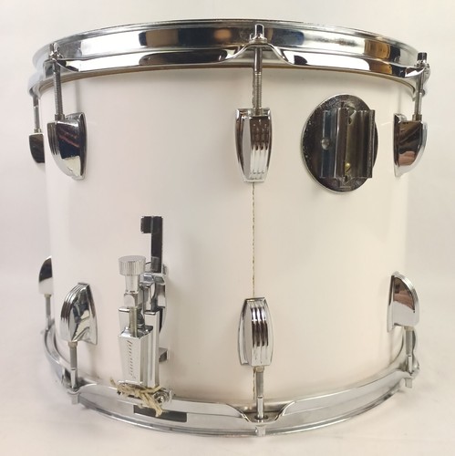 Ludwig Strider 10x14"White Cortex Parade/Marching P85 Snare Drum ++Aluminum Ring - Picture 4 of 12