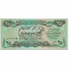 [#603134] Billete, 25 Dinars, 1982, Iraq, Undated (1982), KM:72, UNC
