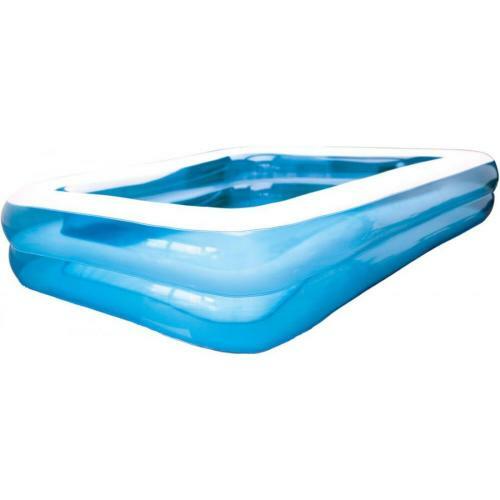 Offerta Piscina Rettangolare 176x125x38 PVC Trasparente - Prezzo Shock