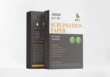 CFD SUBLIMATION PAPER 8.5 X 11 INCHES 100 SHEETS NEW