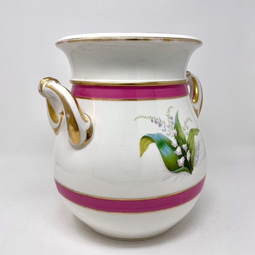 Antique 1865 Haviland & Co Limoges Porcelain Handled Vase Floral Gold Gilt H&Co - Picture 4 of 12
