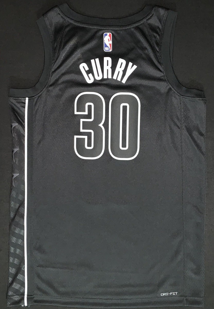 NWT Jordan Seth Curry Brooklyn Nets #30 Black Statement Swingman