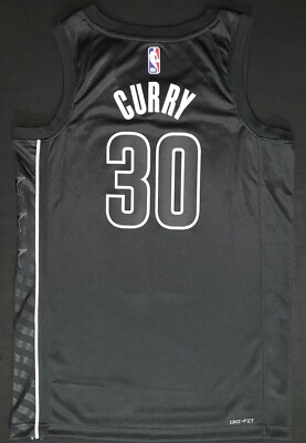 NWT Jordan Seth Curry Brooklyn Nets #30 Black Statement Swingman