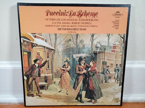 Puccini - La Boheme, de los Angeles - Beecham Angel 2 Vinyl Records Set SIB-6099 - 第 1/10 張圖片