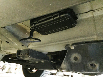 Slim Secret Under Car Compartment - Magnetic Stash Box 164lbs Pull Force