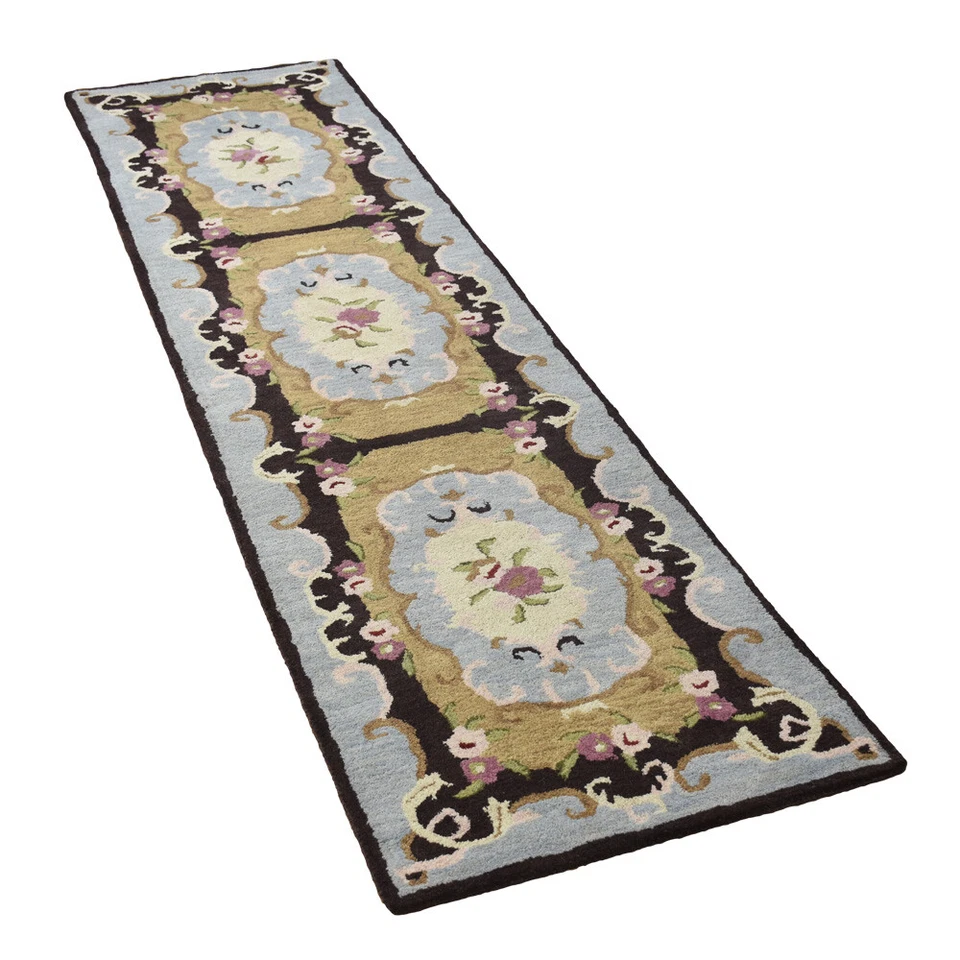Victorian Style Aubusson All Sizes Area Rug Hand-tufted Wool Carpet - Image 4 of 4