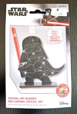 Star Wars Darth Vader Crystal Art Buddies Craft Buddy Kit Disney DIY Crafts NEW