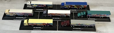 komplette herpa Art Collection Kontinente Trucks, 7 Trucks, 1/87, H0