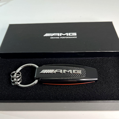 Mercedes-Benz AMG Collection Genuine Carbon Keychain Keyring from