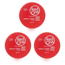 RedOne Aqua Hair Wax Full Force Red, (3er Pac...