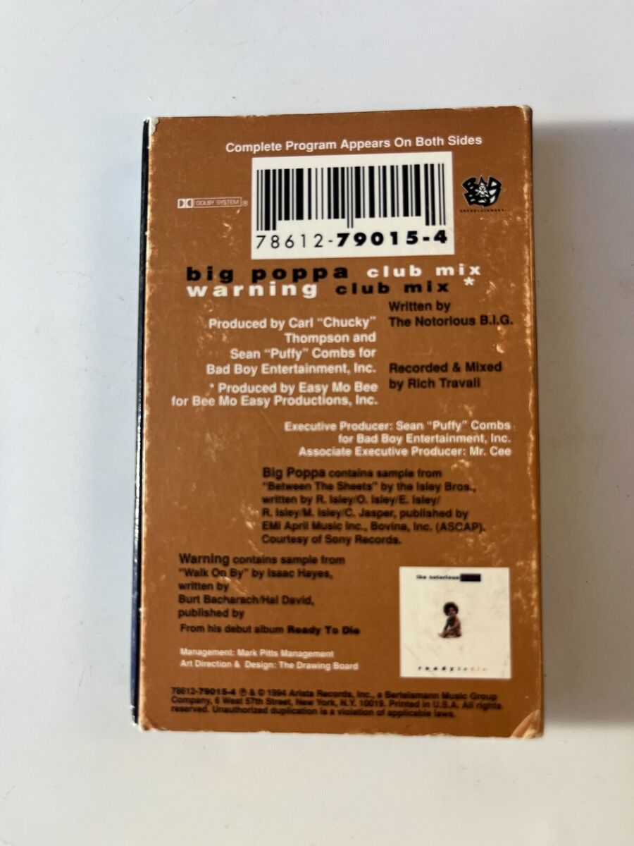 洋楽 Notorious B.I.G. BadBoy RAP SHEET HIPHOP The Notorious BIG – Big Poppa (Remix) – Vinyl (12