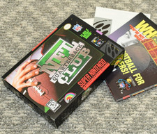 NFL Quarterback Club Super Nintendo - BOX  INSERTS ONLY, NICE - A 