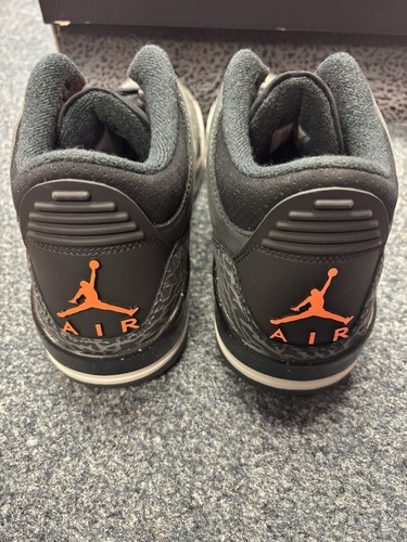 Nike Air Jordan 3 Retro Fear Size UK 8 US 9 CT8532-080 - Picture 5 of 5