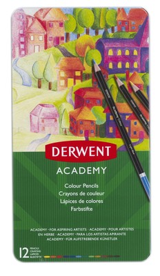 Buntstifte -farben Derwent Academy Dose x12