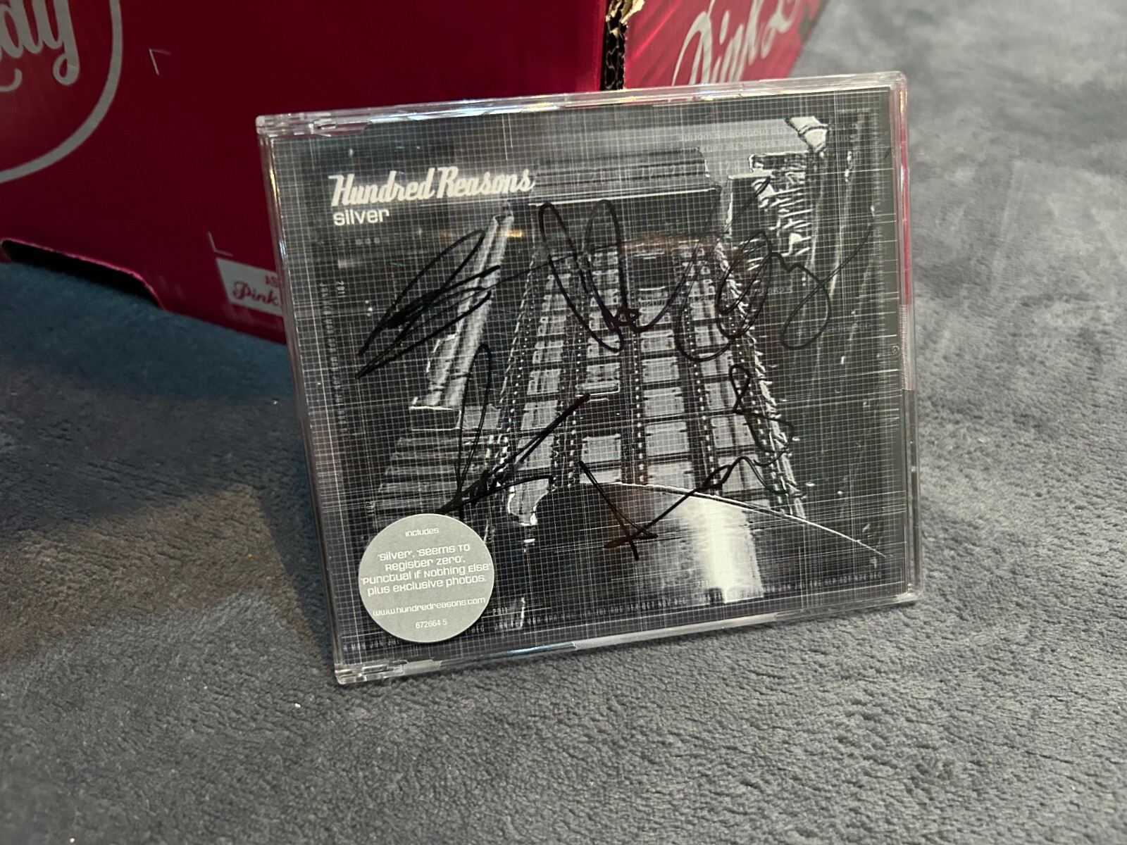 Hundred Reasons - Silver (CD2 Single) SIGNED BY THE BAND