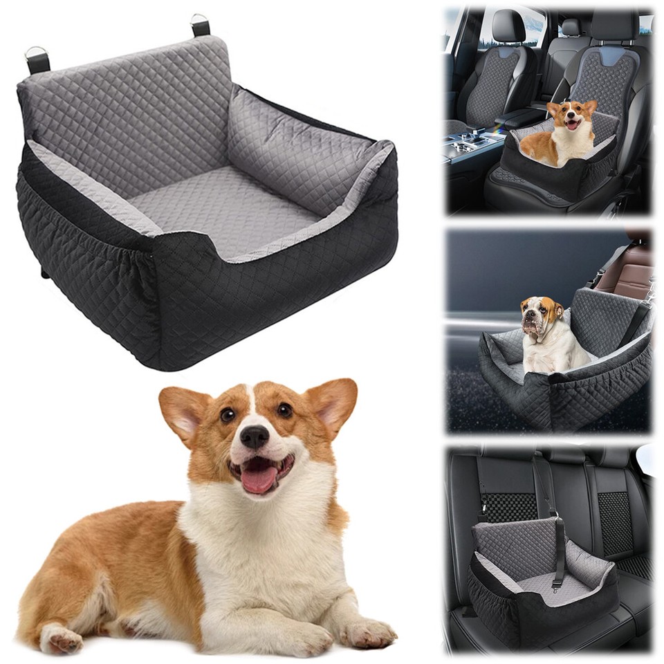 Dog Booster Seat Washable Thickened Sponge Pad Detachable Car SUV Seat