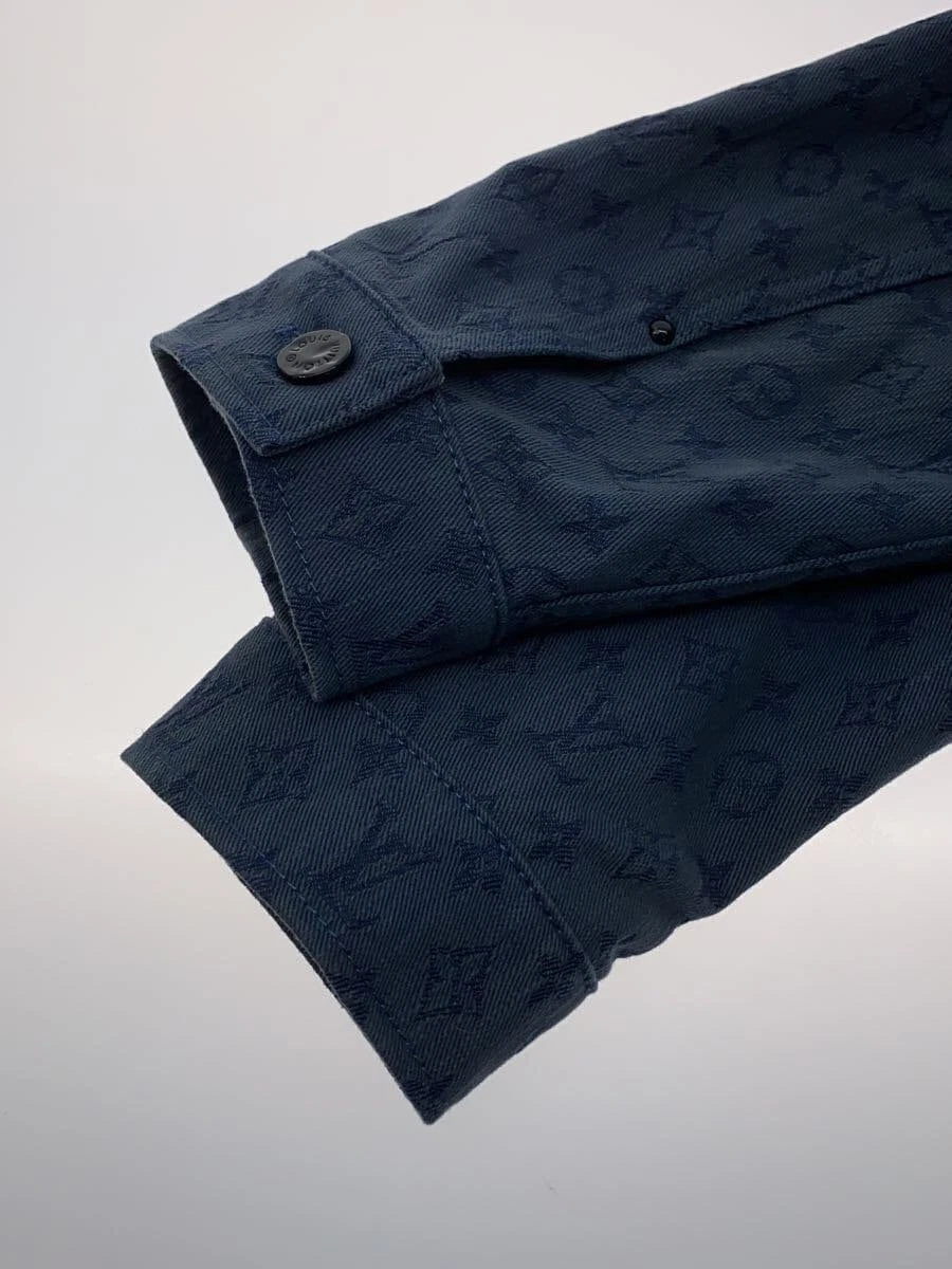 LOUIS VUITTON（LV） Giacca denim LOUIS VUITTON altro monogramma 48 cotone blu navy modello totale usata