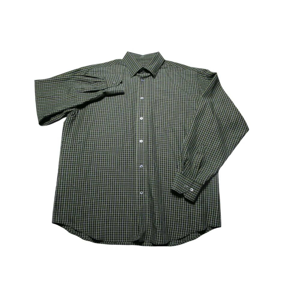 Bugatchi Uomo Men's Size - XL Black Check Long Sleeve Button Down Shirt - Image 2 of 4