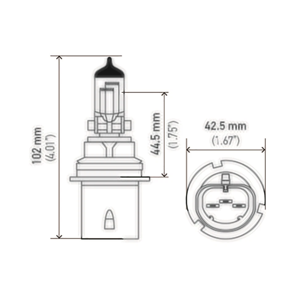 Bombilla de faros de haz alto y haz bajo Hella para Alfa Romeo Spider 1990 1989 1988 Foto 2 de 4