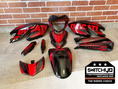 Compatible Graphic Kit DUCATI HYPERMOTARD 1100 Decals Adhesive