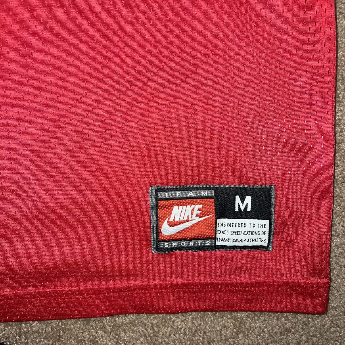 Vtg 90s Nike Team Sports Ohio State Gold Logo Football USA