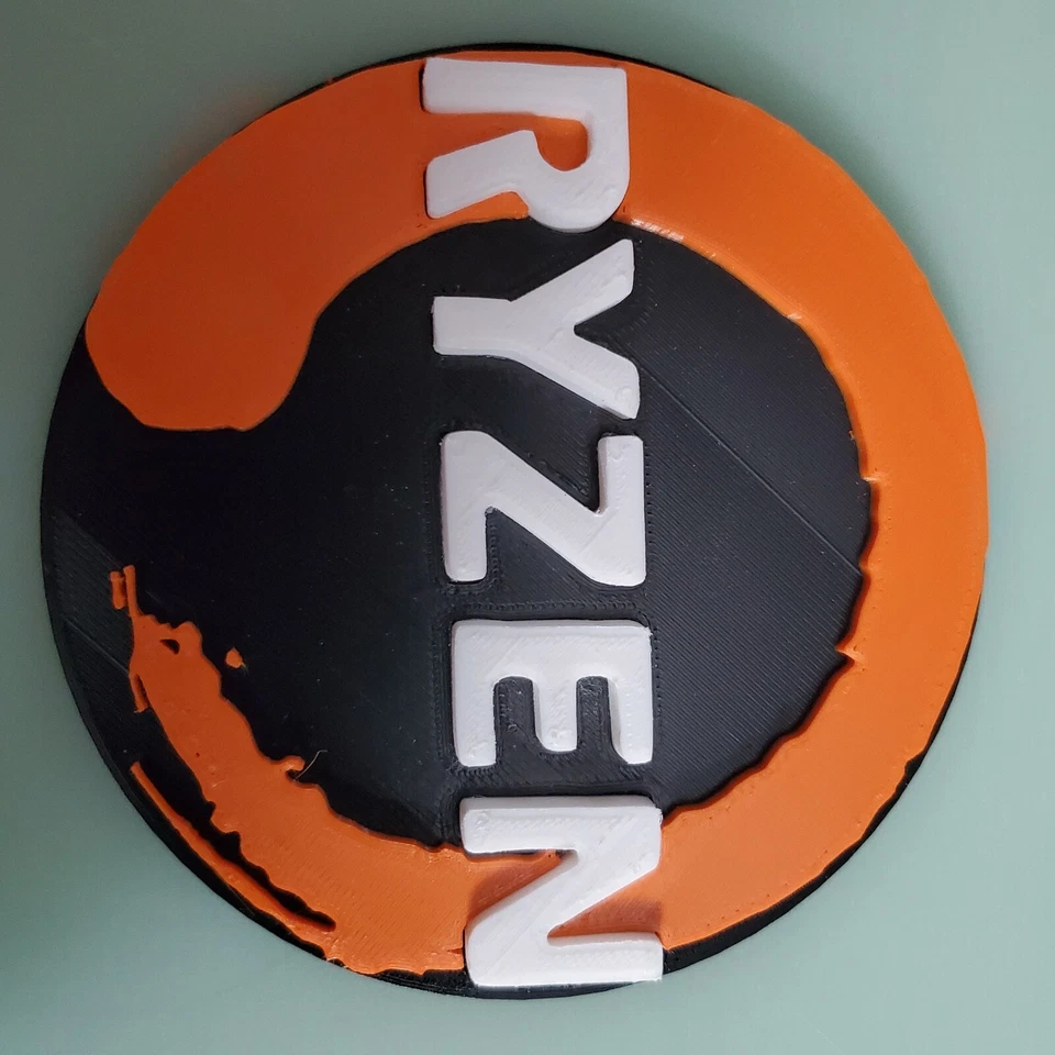 Ryzen 3D Printed Badge 4" - Image 3 of 4
