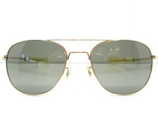 VINTAGE COMMAND USA 23K SQUARE AVIATOR SUNGLASSES pilot air force engineer G98