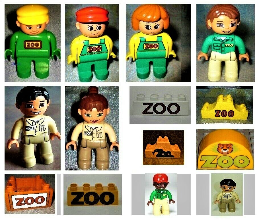 Personaggi Lego Duplo Zoo - Donna e Uomo