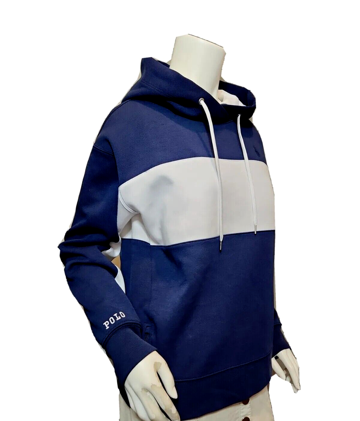 PONY Polo Ralph Lauren Colorblock Performance Felpa con Cappuccio Pullover Felpa Taglia S
