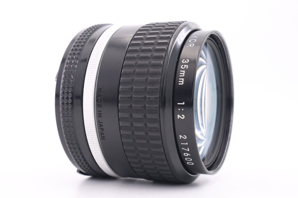 美品 NIKON AI-S SERIES E 35mm F2.5 M348 Nikon Ai-s Series E 35mm F2.5 Wide Angle Lens For F Mount