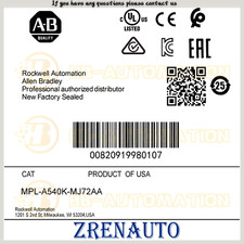 MPL-A540K-MJ72AA AB MP-Series MPL 240V AC Rotary Servo Motor CGPL