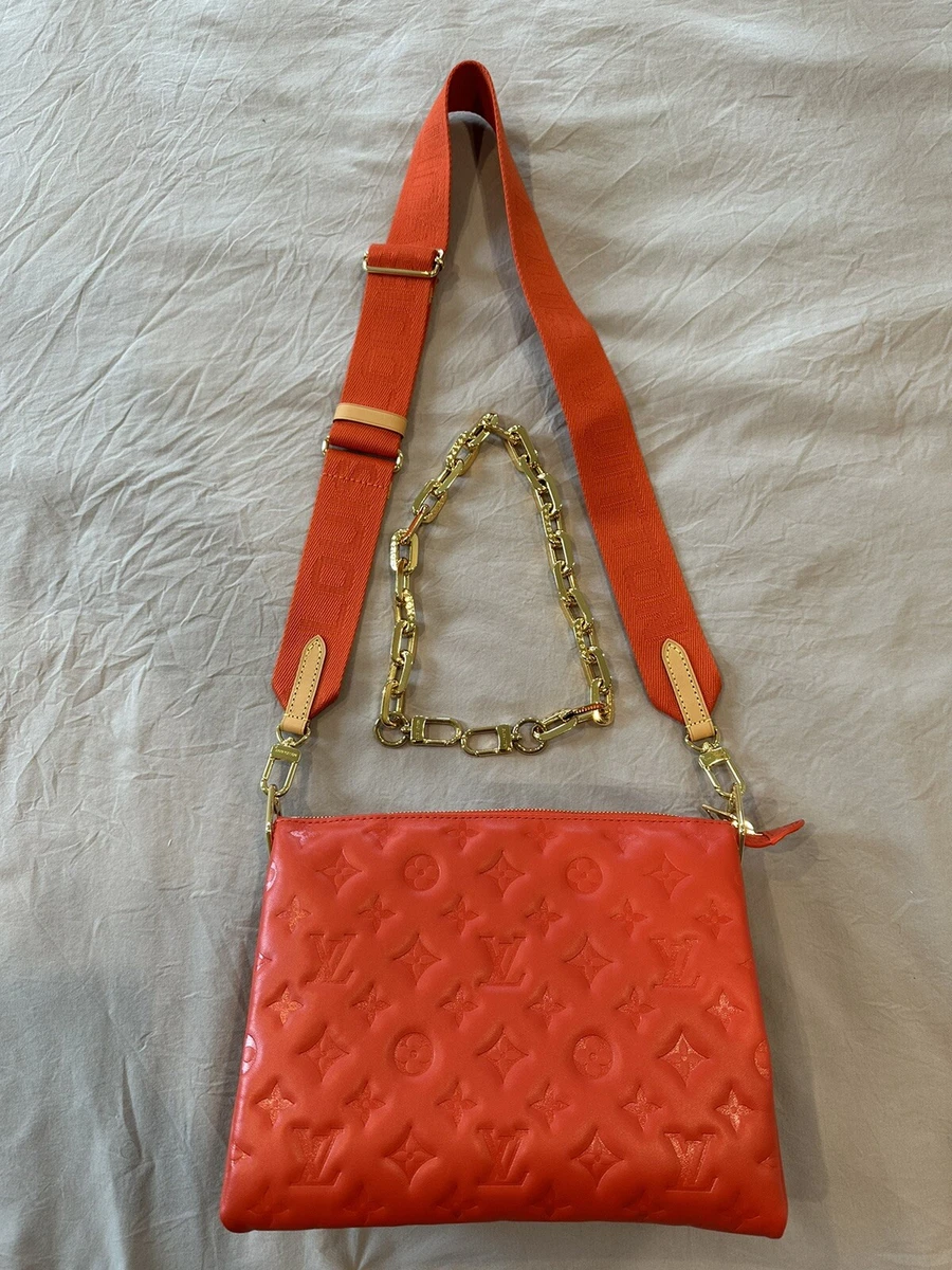 Louis Vuitton Coussin PM Bag (Monogram Embossed) - Red ***EXCELLENT  CONDITION***