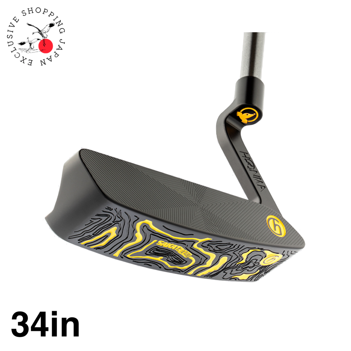 Honma SAKATA LAB CNC Premium Putter SUMMIT Blade Black 34in