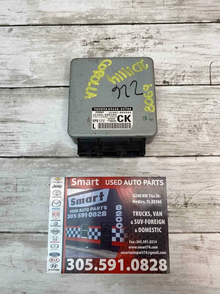 Toyota Corolla 2014 2015 módulo de control de dirección asistida OEM 8965002780 Foto 2 de 4