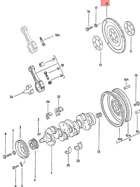 Placa de embrague genuina Volkswagen NOS Audi 100 4000 5000 80 90 cupé 053105323G Foto 2 de 2