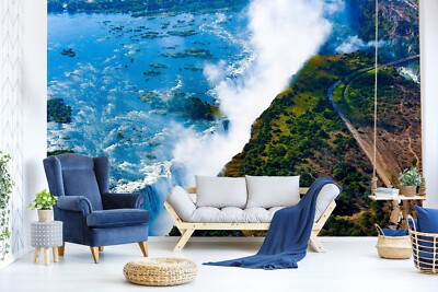 3D Wasserfall C6308 Tapete Wandbild Fototapete Abnehmbarer Amy
