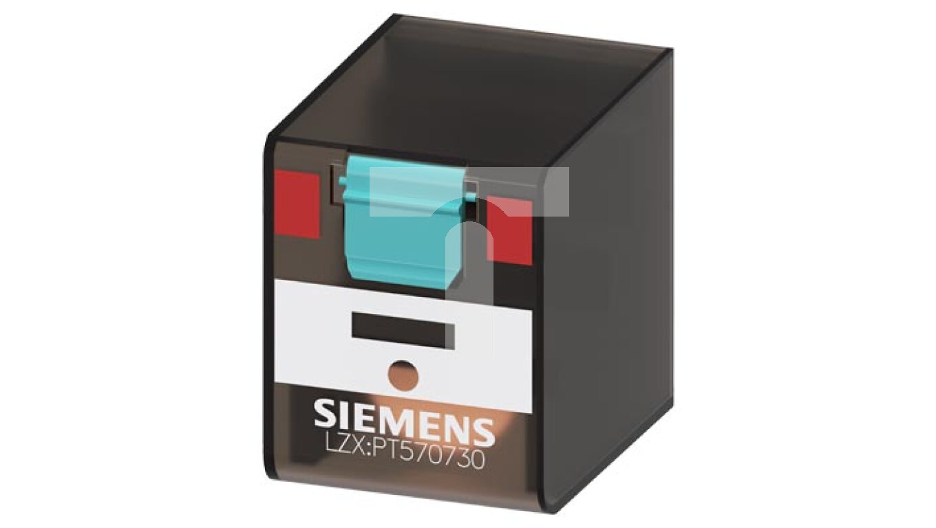 Plug-in relay PT 4CO 230V AC 6A 22.5mm for LZS LZX bases: PT570730 /T2UK