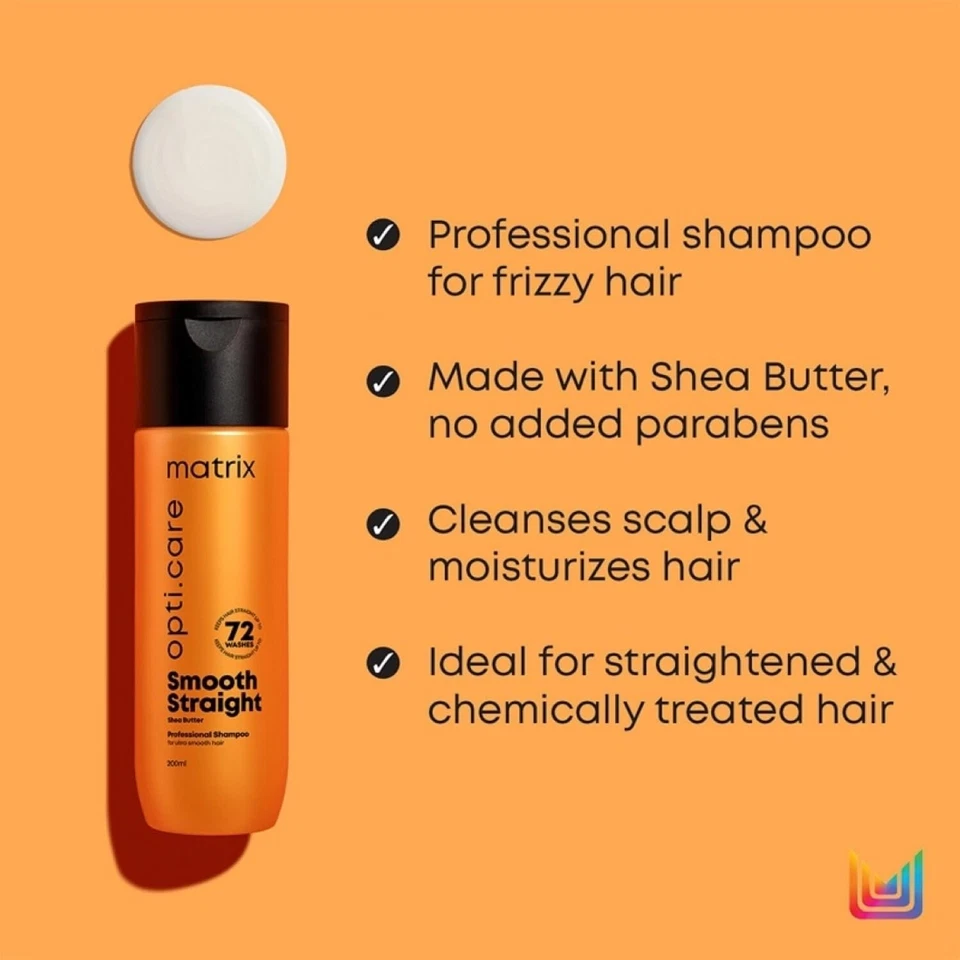 MATRIX Opti.Care Professional Shampoo 350ml + Conditioner 196g Anti-Frizz Combo - Image 2 of 4
