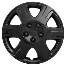 One Single 2005-2008 Toyota Corolla Le Style 15 Gloss Black Hubcap 422-15blk