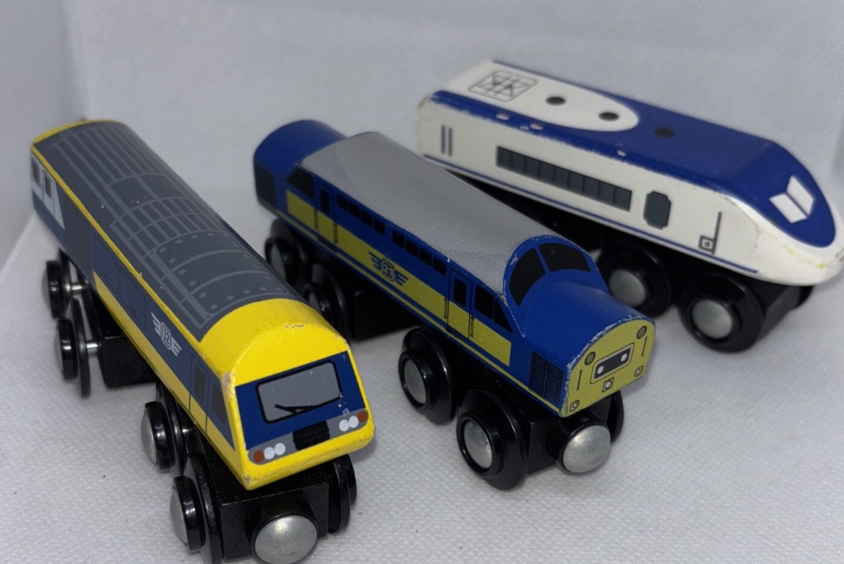 Set If Maxim Enterprise Train Magnetic Wooden Trains Monorail