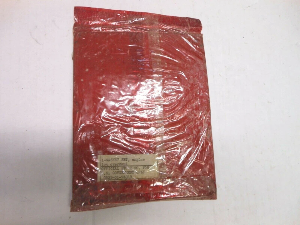 Juego de juntas de extremo superior Harley Davidson 55-40 WL WLA WLC cabeza plana 45 NOS Foto 3 de 3