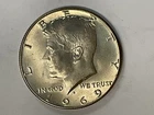 1969 D Kennedy Half Dollar 40% Silver