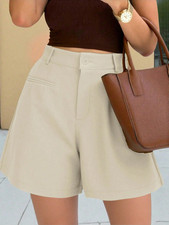 Solid Color Straight Leg Pants