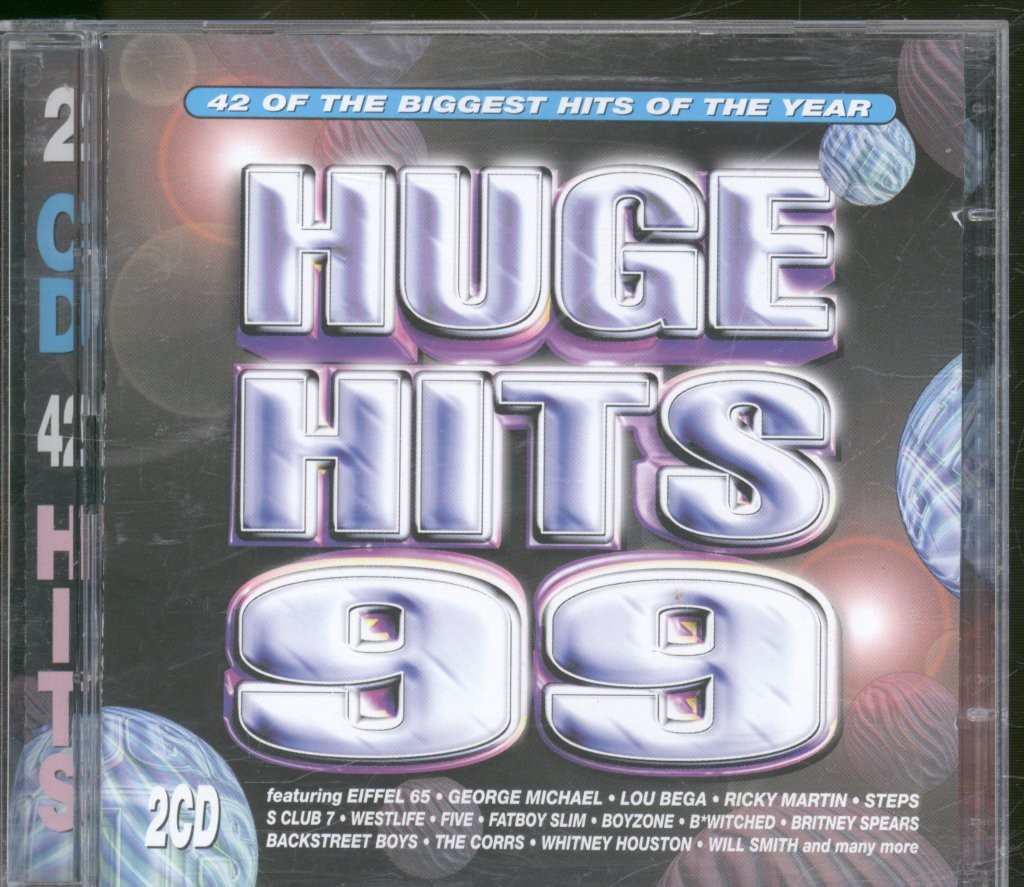 Various Artists Huge Hits 99 double CD Europe Gtv 1999 compilation RADCD147