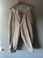 Vtg WOOLRICH Made in USA Knickers Pants Riding Hunting Hiking Women's Small Gray