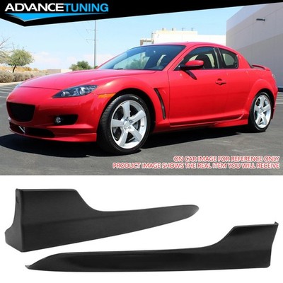 Fits 04-10 Mazda RX-8 OE Style Unpainted Side Skirts Rocker Panel