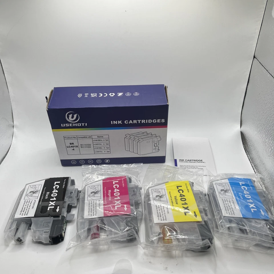LC401XL Ink 4-Pack fits Brother | High Yield | New Sealed | 2026 Expiry | Chip - Image 3 of 4